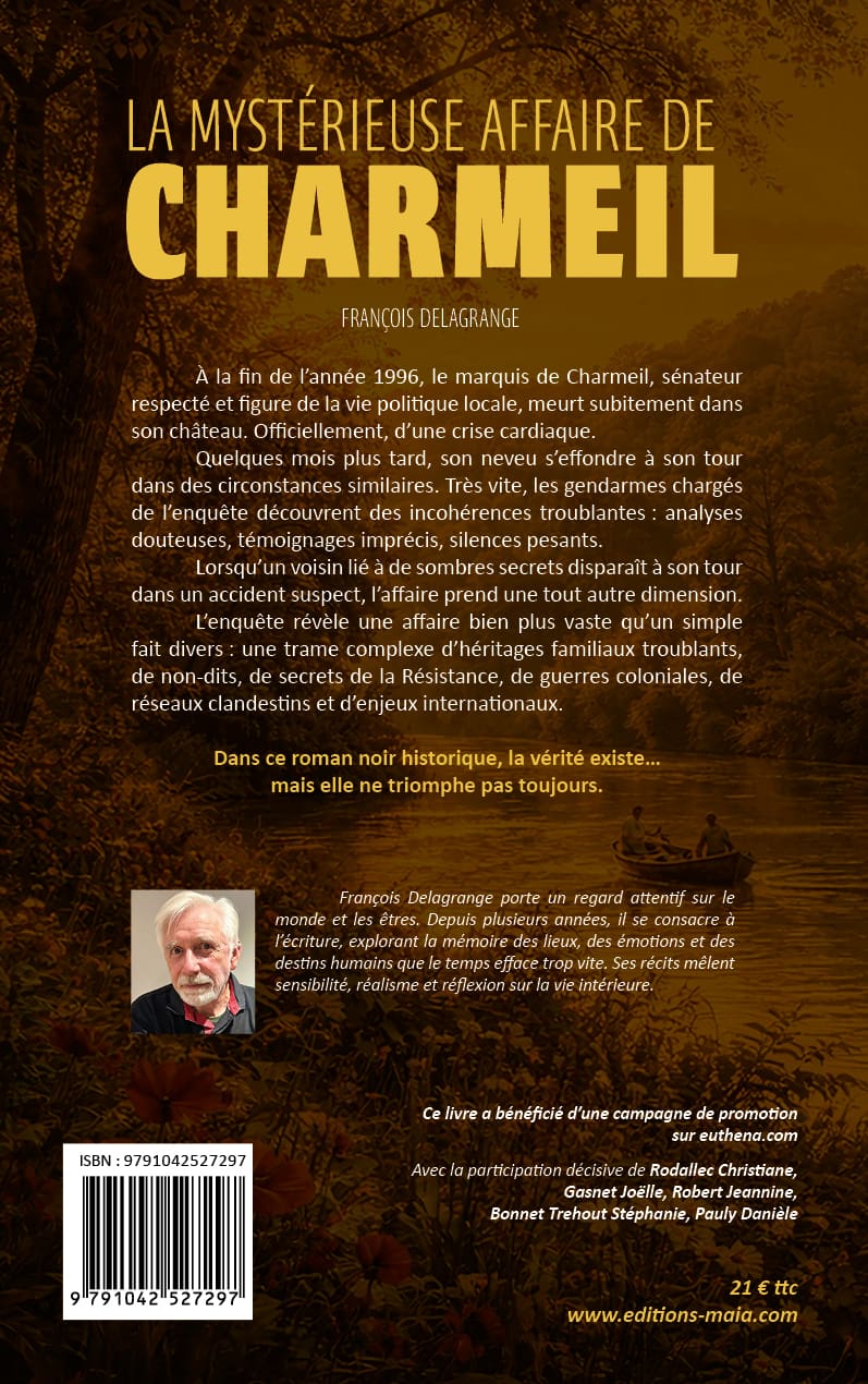 François Delagrange, La mystérieuse affaire de Charmeil