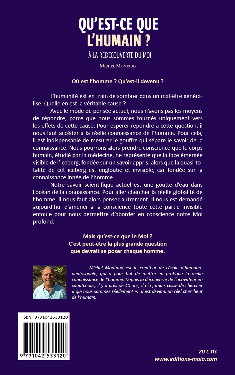 Michel Montaud, Qu’est-ce que l’humain ?