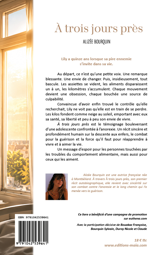 Alizee Bourquin, A trois jours pres