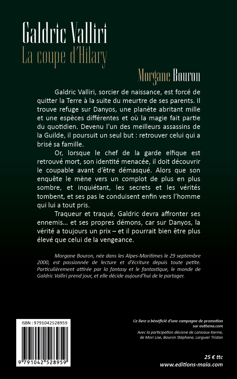 Morgane Bouron, Galdric Valliri, La coupe d’Hilary