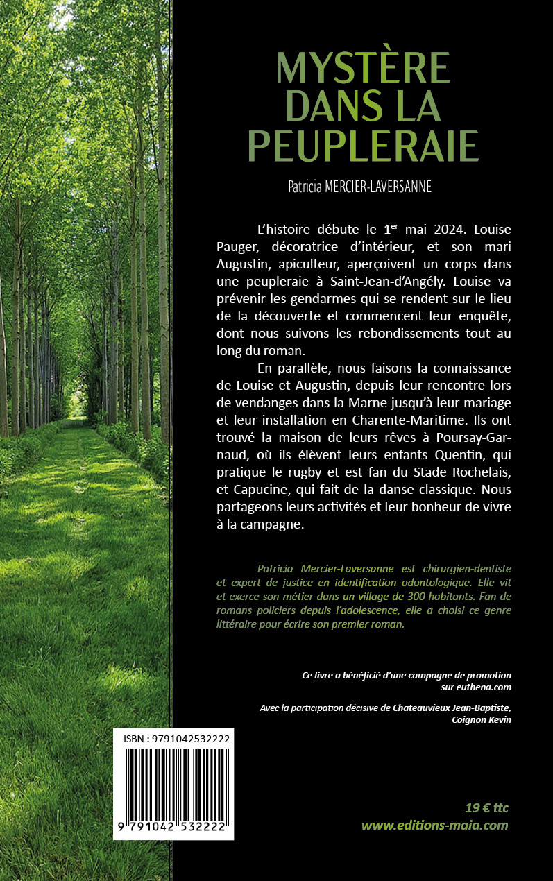 Patricia Mercier-Laversanne, Mystère dans la peupleraie