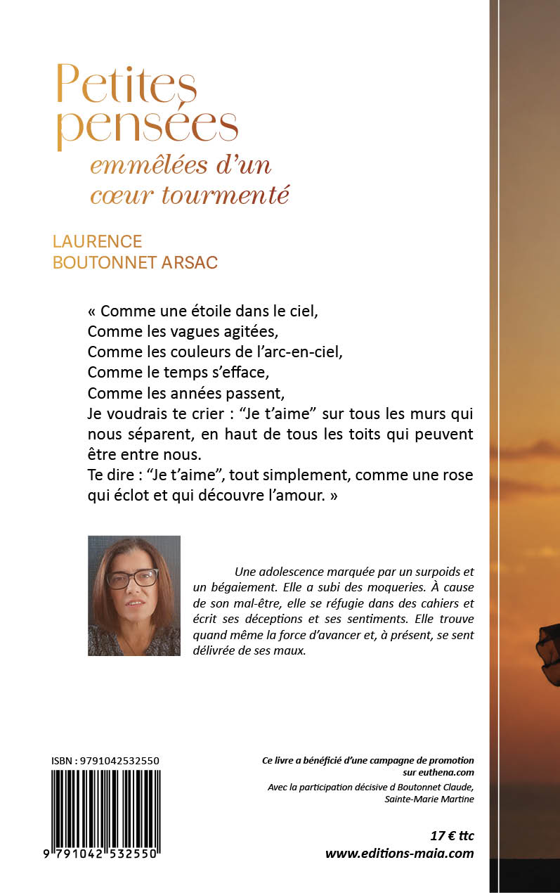 Laurence Boutonnet Arsac, Petites pensées emmêlées d’un cœur tourmenté