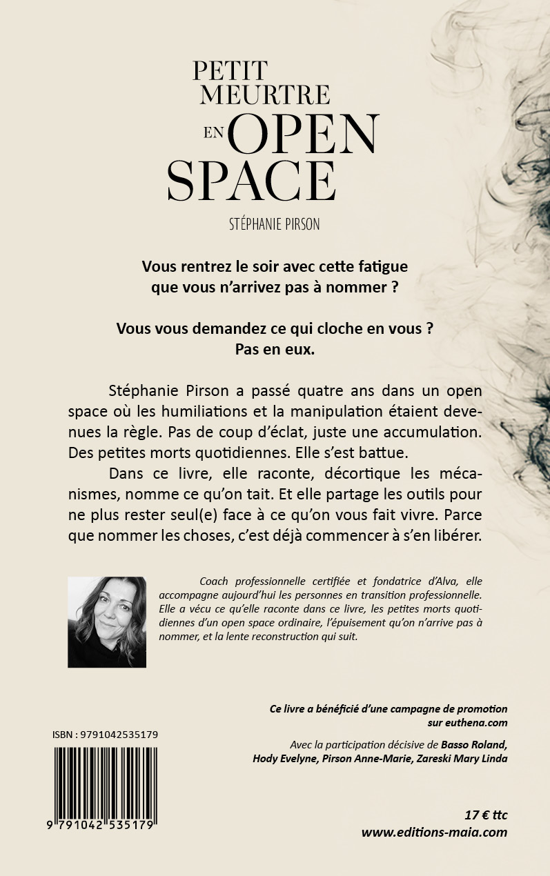 Stéphanie Pirson, Petit meurtre en open space