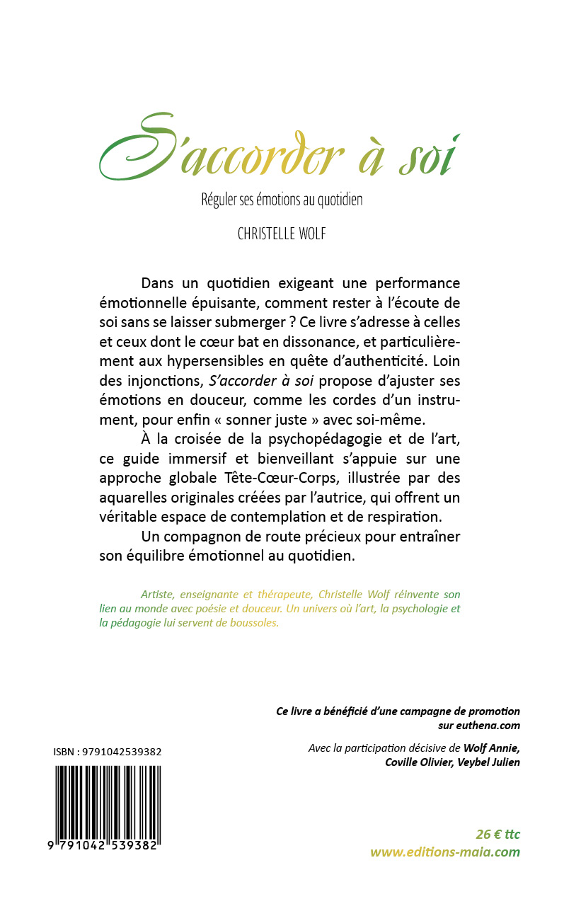 Christelle Wolf, S’accorder à soi