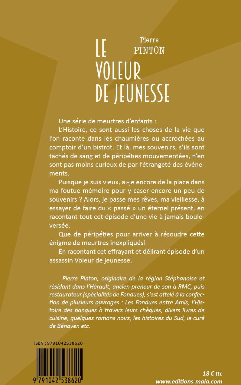 PINTON Pierre, Le voleur de jeunesse